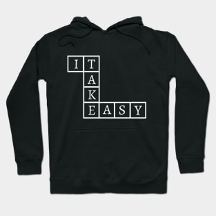 Take It Easy Crossword Hoodie